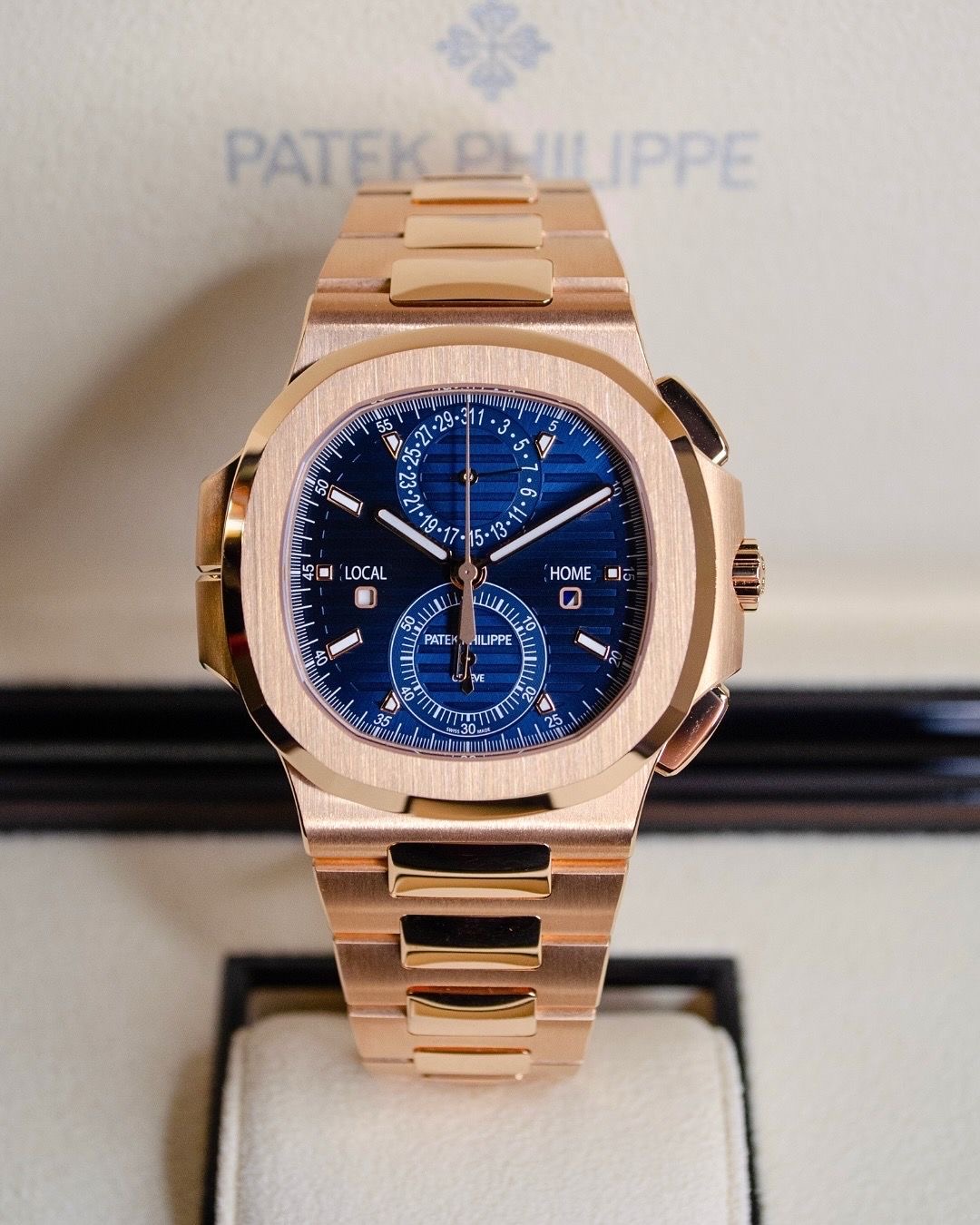 Patek Philippe Nautilus Chronographe Or Rose — Acier or rose
