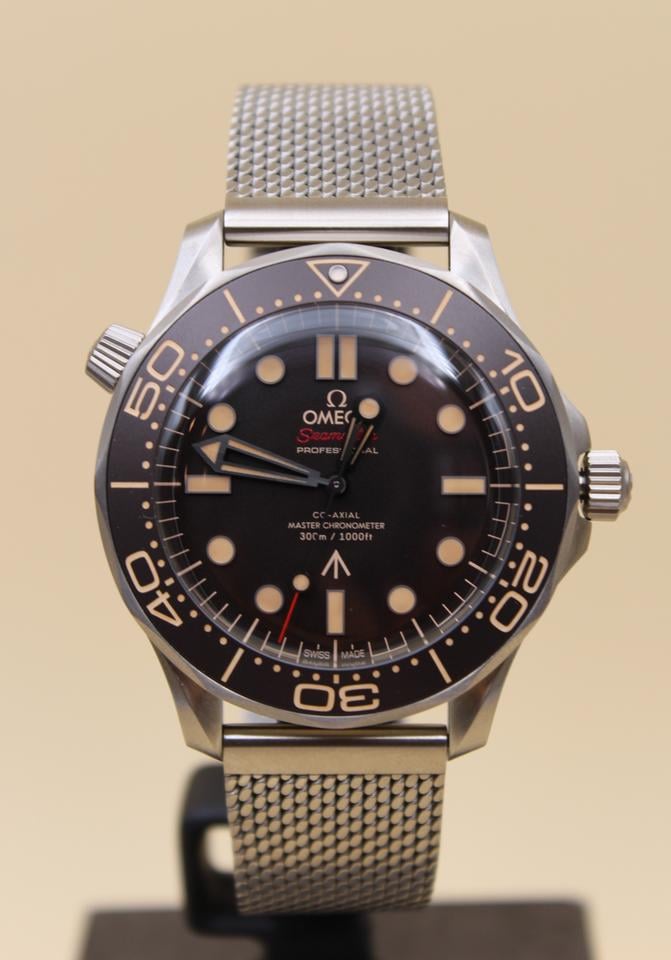 Omega Seamaster Professional - Édition Vintage Mesh — Acier Inoxydable (Maille Milanaise)