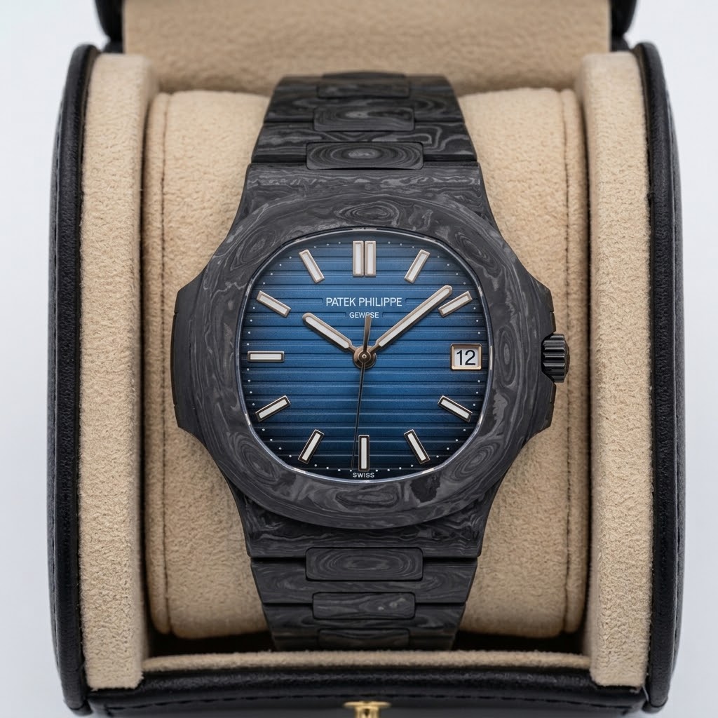 Patek Philippe Nautilus Carbon Bleu — Bracelet carbone